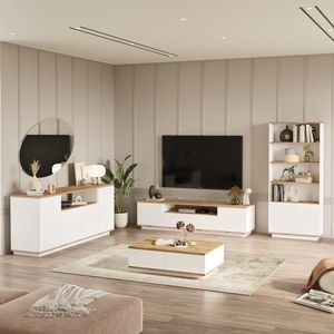 Kalune Design Sada nábytku do obývacího pokoje Fr 19 borovice Atlantic/bílá obraz