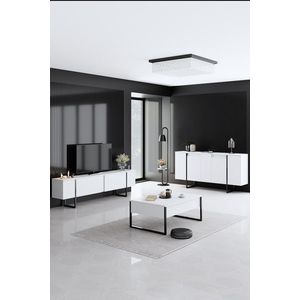 Kalune Design Sada nábytku do obývacího pokoje Luxe bílá/černá obraz