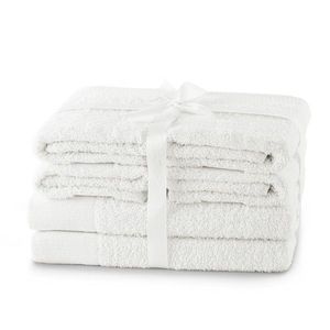 Sada ručníků AmeliaHome Amary bílých, velikost 2*70x140+4*50x100 obraz