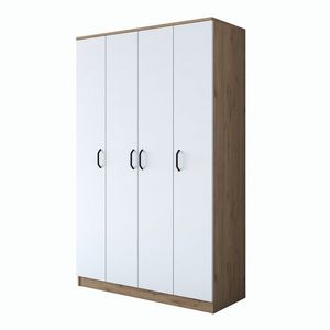 Kalune Design Šatní skříň BA 116 120 cm ořech/bílá obraz