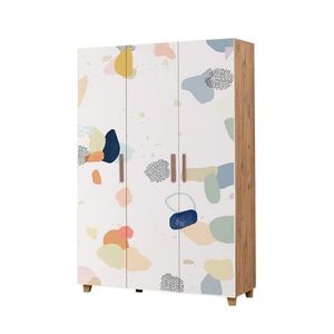 Kalune Design Šatní skříň Leva 120 cm borovice Atlantic/vícebarevná obraz