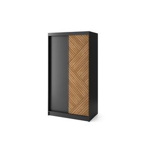 Eltap Šatní skříň Marrphy 120 cm dub Caramel/černá obraz