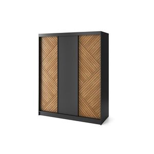 Eltap Šatní skříň Marrphy 180 cm dub Caramel/černá obraz