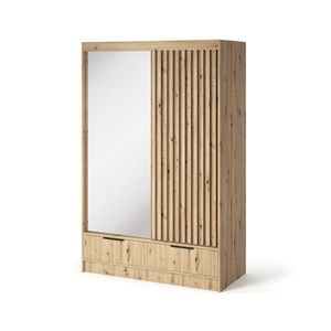 Eltap Šatní skříň Voodi se zrcadlem 120 cm dub Artisan obraz