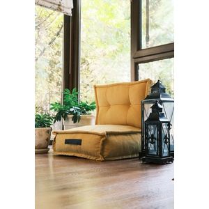 Kalune Design Sedací vak ve tvaru křesla Omi hořčicově žlutý obraz