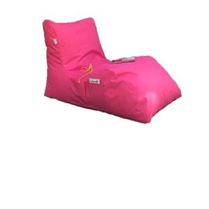Hanah Home Sedací vak ve tvaru lenošky Daybed růžový obraz