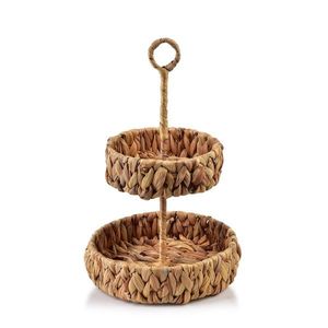 Mondex Since 1986 Servírovací stojan AMPARO 31 cm vodní hyacint natural obraz