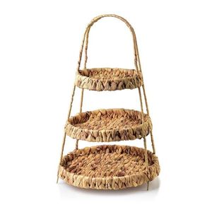 Mondex Servírovací stojan AMPARO 50 cm vodní hyacint natural obraz