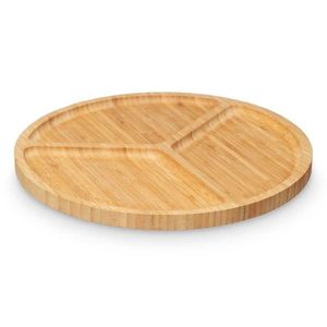 Servírovací talíř se 3 přihrádkami Kinvara 30 cm hnědý obraz