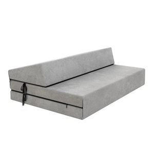 FDM Skládací matrace a pohovka SUZI COMFORT TRINITY 121 cm šedá obraz
