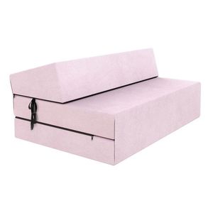 FDM Skládací matrace a pohovka SUZI MAXI TRINITY 121 cm pudrově růžová obraz