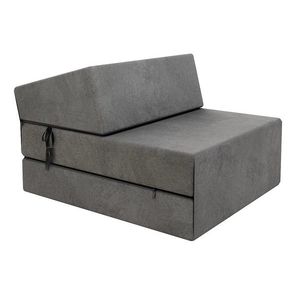 FDM Skládací matrace a pohovka SUZI TRINITY 71 cm tmavě šedá obraz