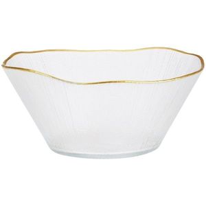 Siaki Collection Skleněná mísa ROGALO 21 cm čirá obraz