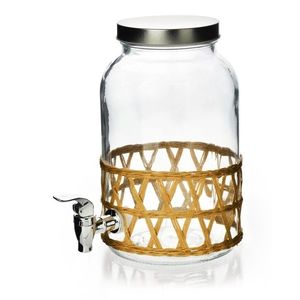 Mondex Skleněná nádoba na nápoje s kohoutkem MODERN KITCHEN 3, 5 l čirá obraz