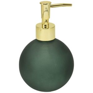 Bathroom Solutions Skleněný dávkovač mýdla BELLY 400 ml zelený obraz
