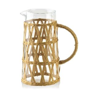 Mondex Skleněný džbánek s opletením BOHO 1, 1 L transparentní obraz