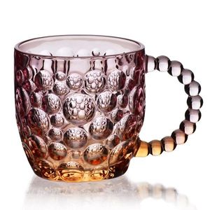 Affekdesign Skleněný hrnek VINI PEARL 350 ml fialový/hnědý obraz
