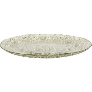 Mondex Skleněný servírovací talíř SIMPLICITY 21 cm zelený obraz