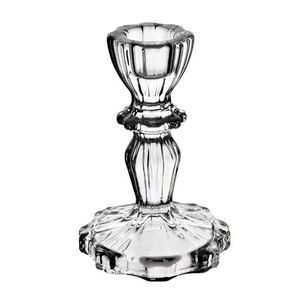 Mondex Since 1986R Skleněný svícen PATRICIA 7, 5x11 cm čirý obraz
