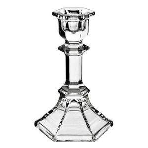Mondex Since 1986R Skleněný svícen PATRICIA 8, 5x14, 5 cm čirý obraz