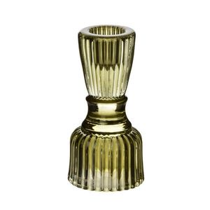 Mondex Since 1986R Skleněný svícen PATRICIA GREEN 5, 1x10, 2 cm zelený obraz