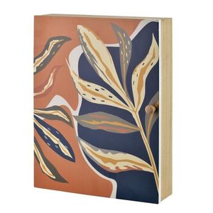 Mondex Since 1986 Skříňka na klíče STACY Leaf 26x20 cm hnědá/modrá obraz