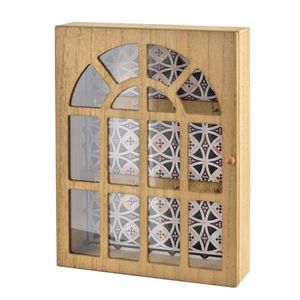 Mondex Since 1986 Skříňka na klíče STACY Window 28x21 cm hnědá obraz