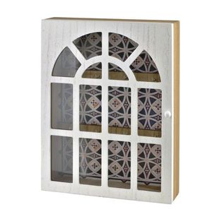 Mondex Since 1986 Skříňka na klíče STACY Window 28x21, 5 cm bílá obraz