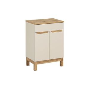 Comad Skříňka pod umyvadlo Bali Casad s deskou 60 cm kašmírová/dub wotan obraz