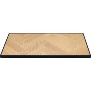 Přídavná deska k jídelnímu stolu v dekoru dubu 45x90 cm Calvi – Unique Furniture obraz