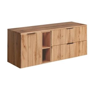Comad Skříňka pod umyvadlo Casad s deskou 140 cm dub wotan obraz