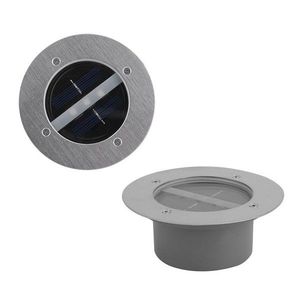 Bluegarden Solární LED lampa Berny 12 cm stříbrná obraz
