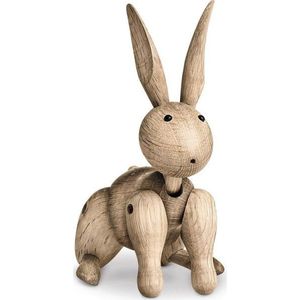 Soška z masivního dubového dřeva Kay Bojesen Denmark Rabbit obraz