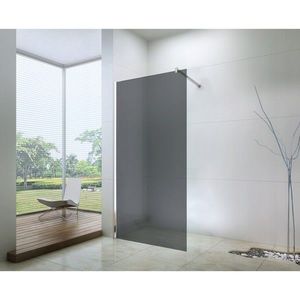 Sprchová zástěna MEXEN WALK-IN šedé sklo 110 cm obraz