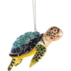 Ručně vyrobená vánoční ozdoba 4 cm Turtle – Sass & Belle obraz