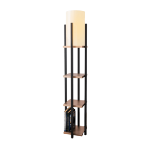 Opviq Stojací lampa Nora V černá/měděná obraz