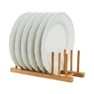 Excellent Houseware Stojan na talíře 34 cm hnědý obraz