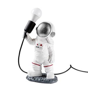 Opviq Stolní lampa Astronaut stříbrná/bílá obraz