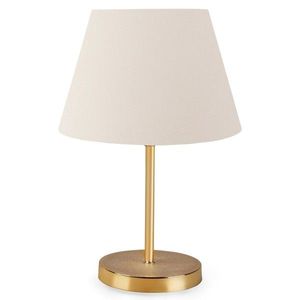 Opviq Stolní lampa Ayda krémová/zlatá obraz