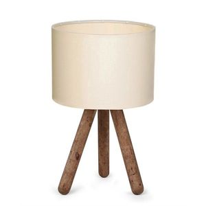 Opviq Stolní lampa Aydo I krémová/hnědá obraz