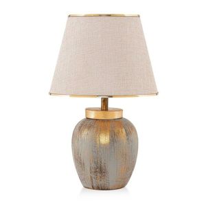 Opviq Stolní lampa Casypo krémová/zlatá obraz