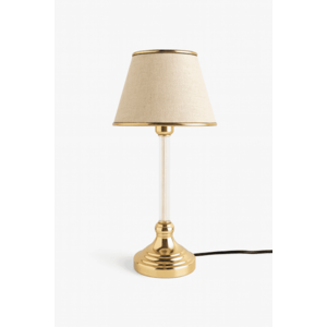 Opviq Stolní lampa Deni béžová/zlatá obraz