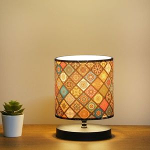 Opviq Stolní lampa Elena černá/vícebarevná obraz
