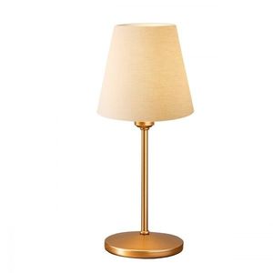 Opviq Stolní lampa Fija krémová/zlatá obraz