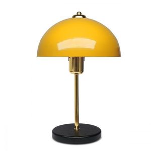 Opviq Stolní lampa Rety žlutá/zlatá obraz