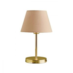 Opviq Stolní lampa Shade II béžová/zlatá obraz