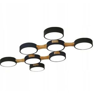 TooLight Stropní svítidlo APP525-8C černé obraz