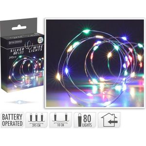 Mondex Světelný LED řetěz CAP 395 cm barevný obraz
