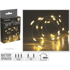 Mondex Světelný LED řetěz Glide 495 cm teplý bílý obraz