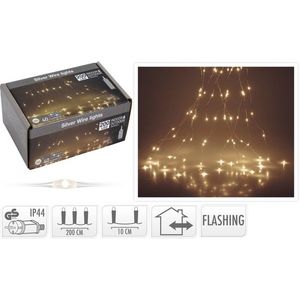 Mondex Světelný LED řetěz Hayden 10x200 cm teplý bílý obraz